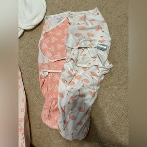 aden + anais Swan Print Baby Swaddle